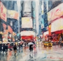 Картина «Нью Йорк. Times square», художник Петровський Віталій, 2000 грн.