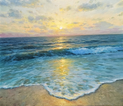 Картина Сонце цілує прохолодне море