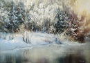 Картина «Зимовий берег», художник Степанюк Тетяна, 7500 грн.