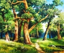 Картина «Дубовая роща», художник Рожок Тамара, 0 грн.