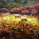 Картина «Овечки (Выставки)», художник Лупич Оксана, 0 грн.