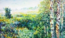 Картина «Поле, березы», художник Черкасова Ирина, 0 грн.