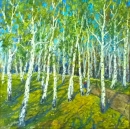 Картина «Березовый май», художник Бургас Юрий, 0 грн.