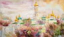 Картина «Лавра на рассвете», художник ПЯ, 0 грн.
