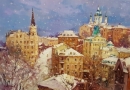 Картина «Андреевский спуск», художник СС, 0 грн.