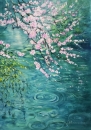 Картина «Весна. Сакура квітне», художник Василєва Олена, 4000 грн.