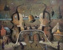 Картина «Місто ченців», художник Дмитро Литовка, 15000 грн.