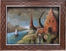 Картина «Прочани», художник Дмитро Литовка, 1900 грн.
