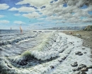 Картина «Сонце і море», художник Ю.Г. Юшко (з.х.у.), 25000 грн.